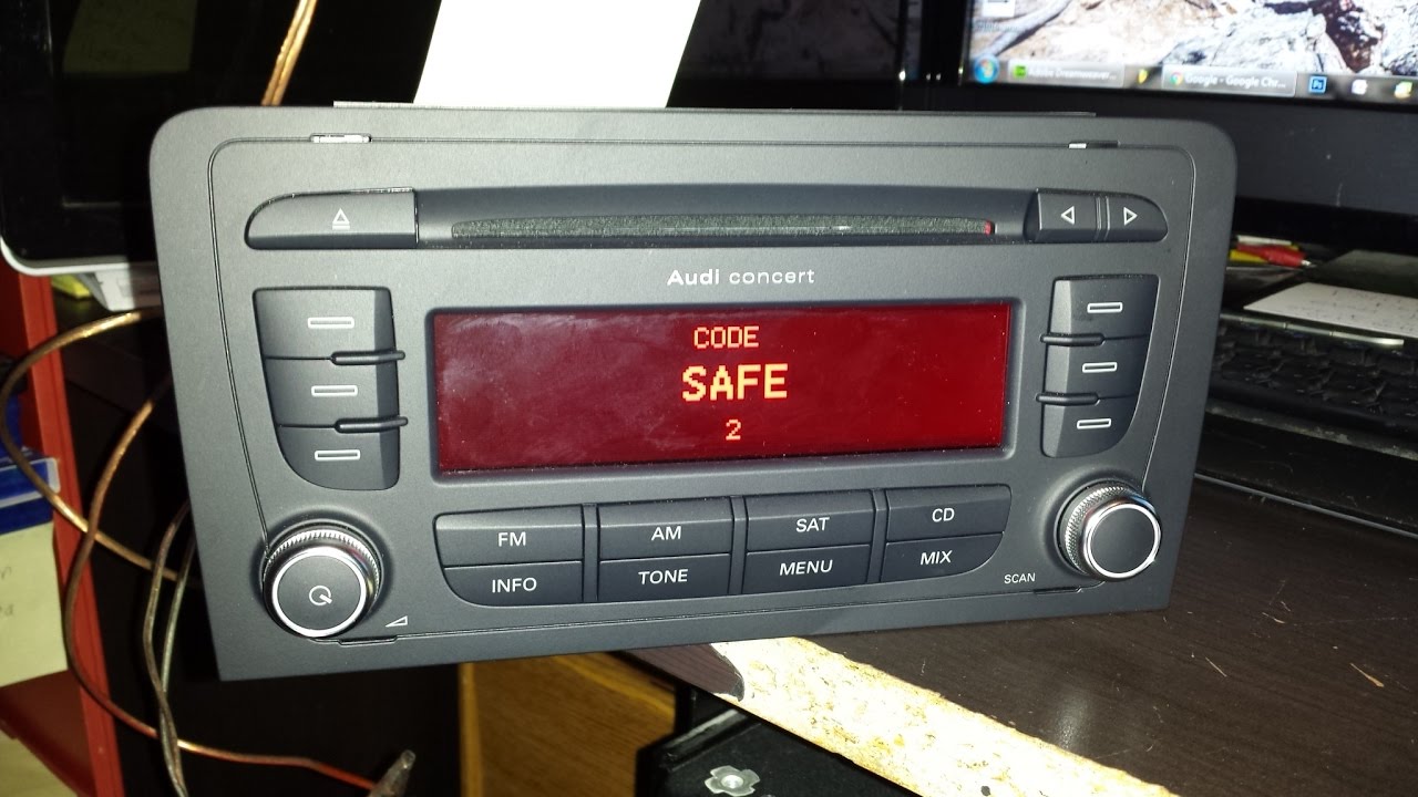 audi tt radio safe mode